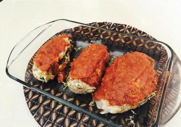 Фаршированные куриные грудки