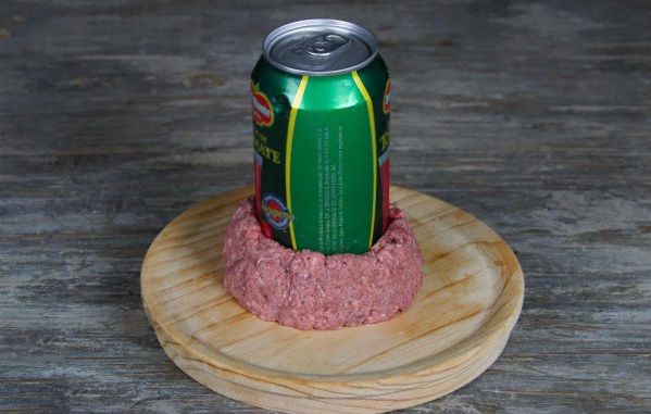 Чизбургер с беконом и грибами